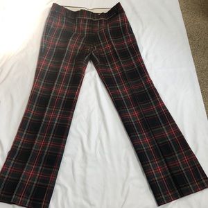J Crew plaid wool pants